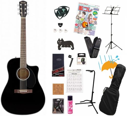 フェンダー CD-60SCE Dreadnought [Black] (アコースティックギター